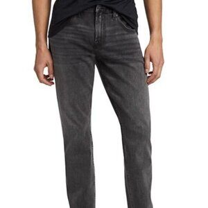 7 For All Mankind Men's Black weightless Adrien Slim Tapered Fit Jeans Size 32